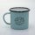Pasiora Emaille-Tasse mit Sukkulenten-Motiv