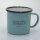 Pasiora Emaille-Tasse mit Sukkulenten-Motiv