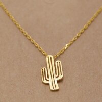 Kaktus Kette, Gold