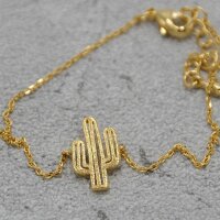 Kaktus Armband, Gold