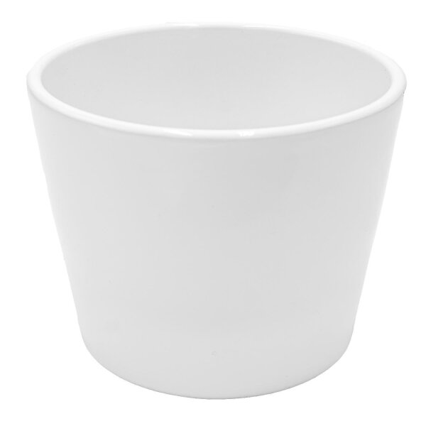 Übertopf WEIß für 12cm Sukkulenten